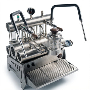 Aleman 7P magna tal-espresso semi-awtomatika kummerċjali | Pumpa ta' ċirku u profilazzjoni permezz ta' app