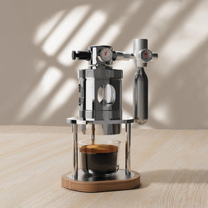 Magna tal-espresso pneumatika Aleman mikro | 58 mm fuq il-mejda bl-arja