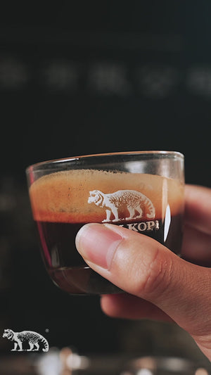 Magna tal-espresso pneumatika Aleman mikro | 58 mm fuq il-mejda bl-arja