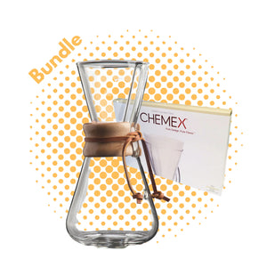 Chemex 3 tazzi + 100 filtri GĦODDA ESPRESSO