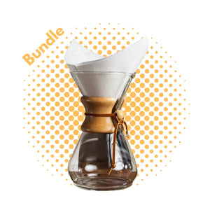 Chemex 6 TAZZI + 100 Filtri GĦODDA GĦAL ESPRESSO