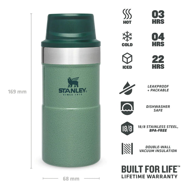 Stanley Thermos Travel mug Hammertone Aħdar 0.25L