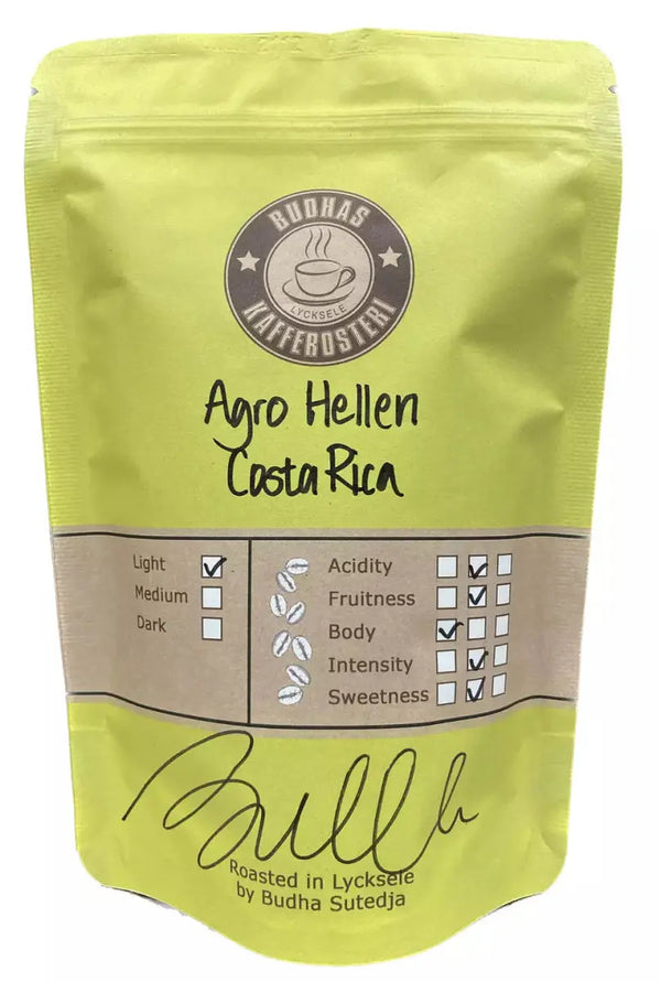 Agro Hellen - Hela ħwawar dawl/medju imnixxef għall-filtru tal-brewing 250g - Barista u Espresso