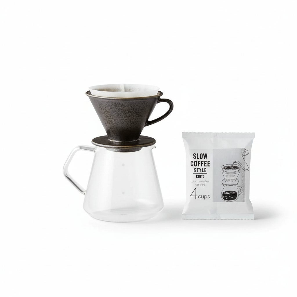 Kinto Slow Coffee Style S02 kit för 2 - 4 koppar - Barista och Espresso
