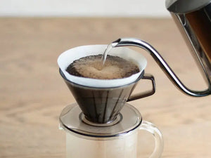 Brewer 2 tazza plastik ċar griż KINTO