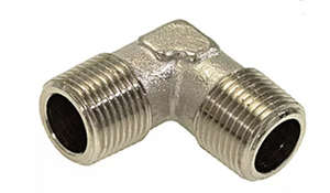 Grimac L-vinkel nickelbeklädd ø 3/8"M-3/8"M - Reservdel OEM nummer: 1349706